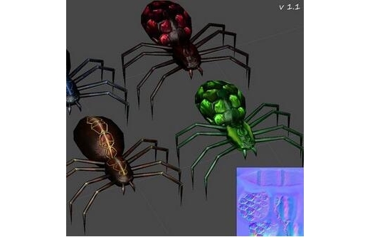 Animated Spiders Pack֩_1.2