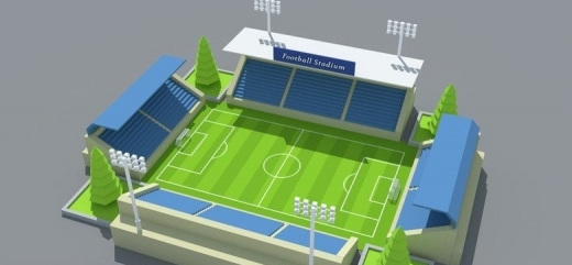 UnityԴSimplePoly Stadium Kit 1.1