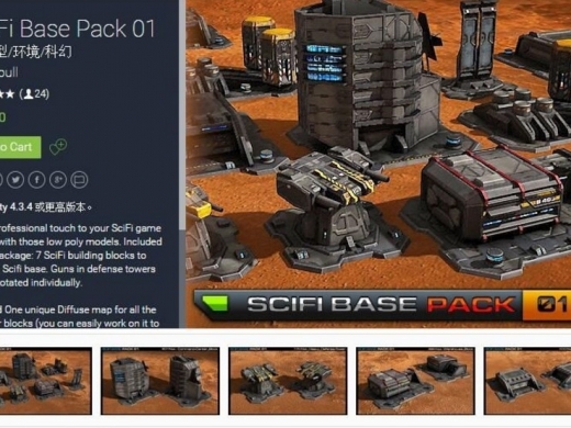 սģ SciFi Base Pack 01