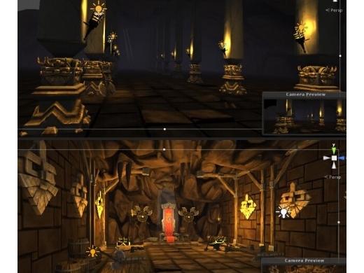 unity3D 地下矿坑模型下载 3个场景完美资源 模型 贴图