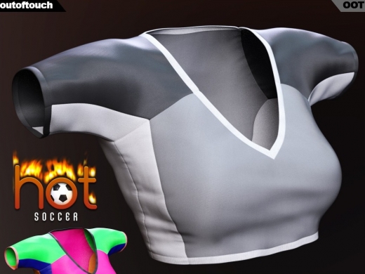 DAZ3D Ůb OOT HOT Soccer for Genesis 3 Females