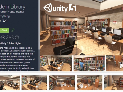 Unity3DԴ Modern Library ִͼݳģͰ/鱾