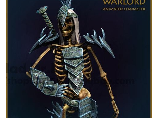 unity3d Ϸɫģ Skeleton Warlord ö 